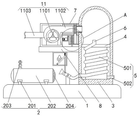 Heat energy recovery equipment for heat energy and power engineering and use method