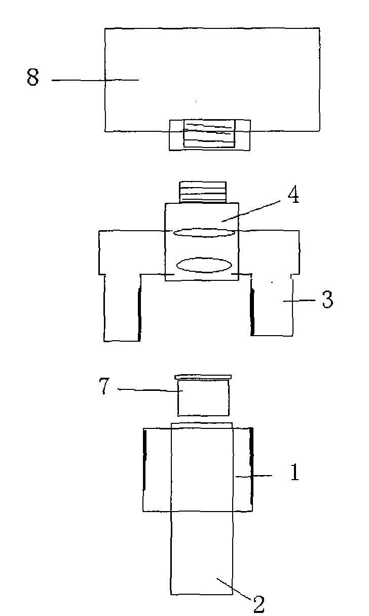 Camera lens capable of conveniently connecting with microscope lens cone