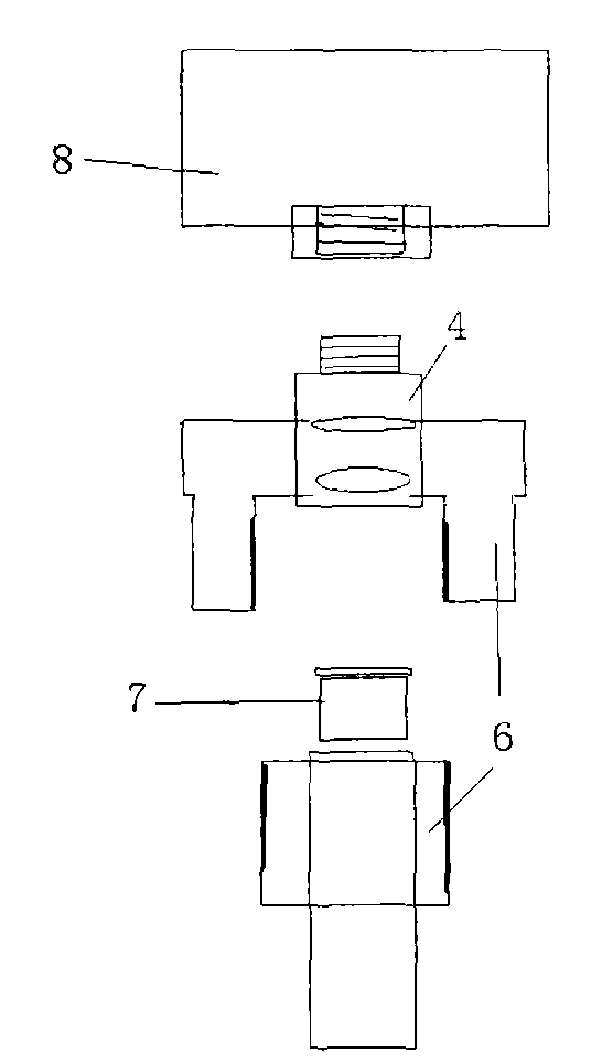 Camera lens capable of conveniently connecting with microscope lens cone