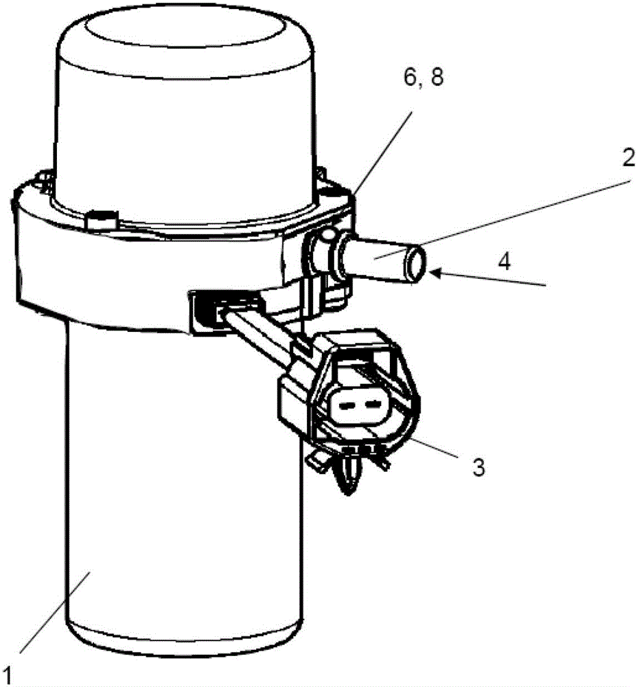 Electric vacuum pumps for motor vehicles