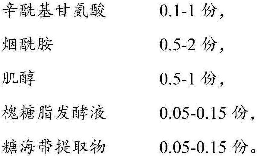 Oil control composition and application thereof