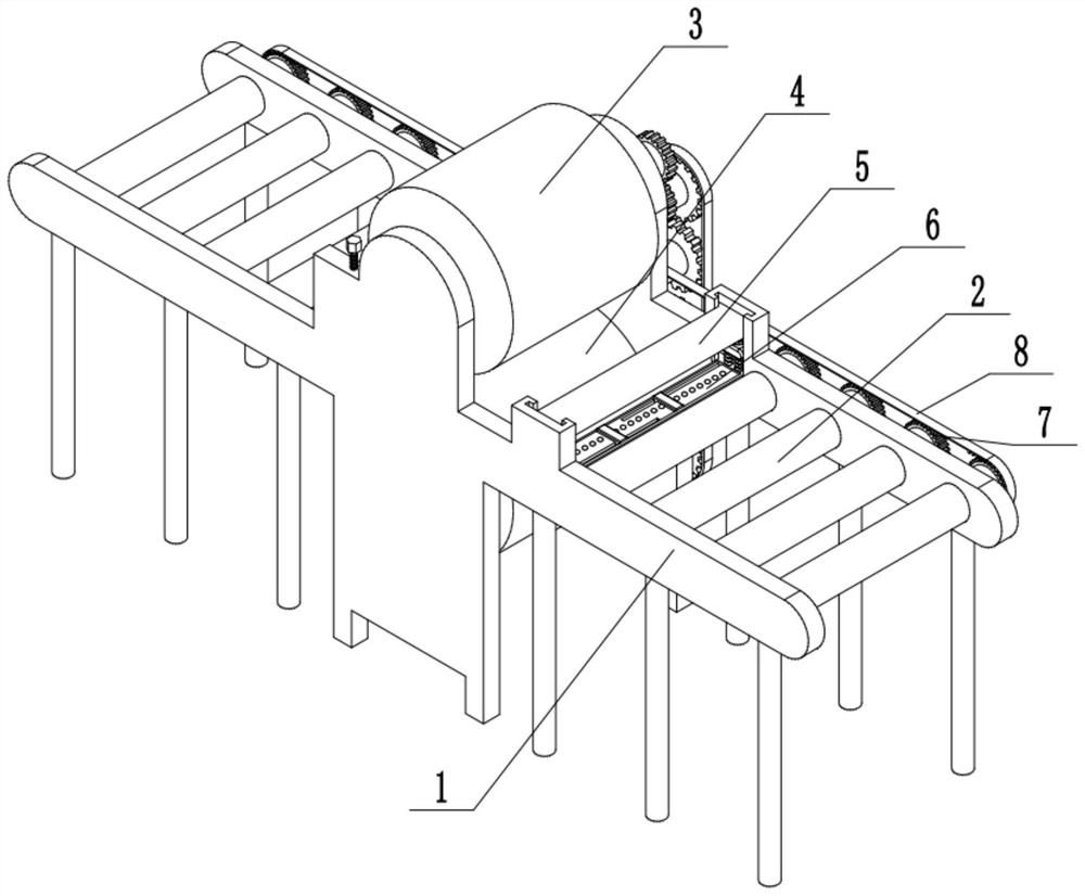 A double-sided laminating machine