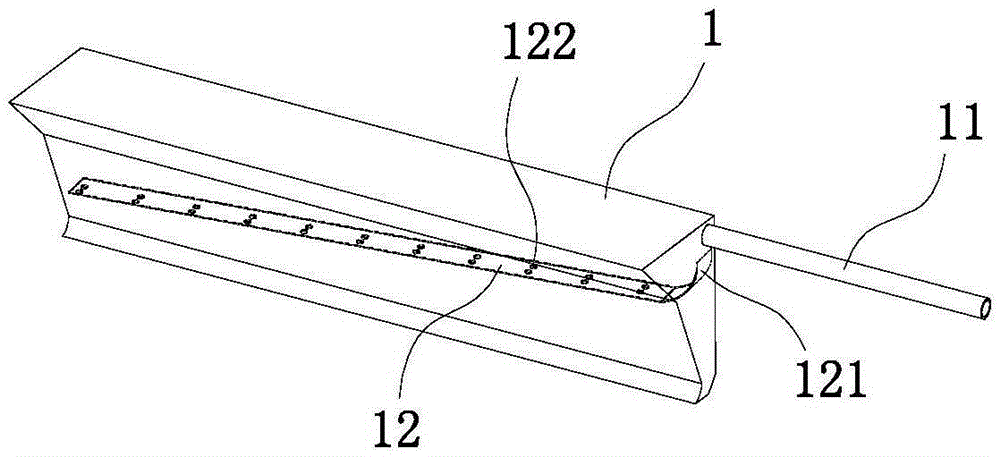 Oil nozzle structure with oil coating