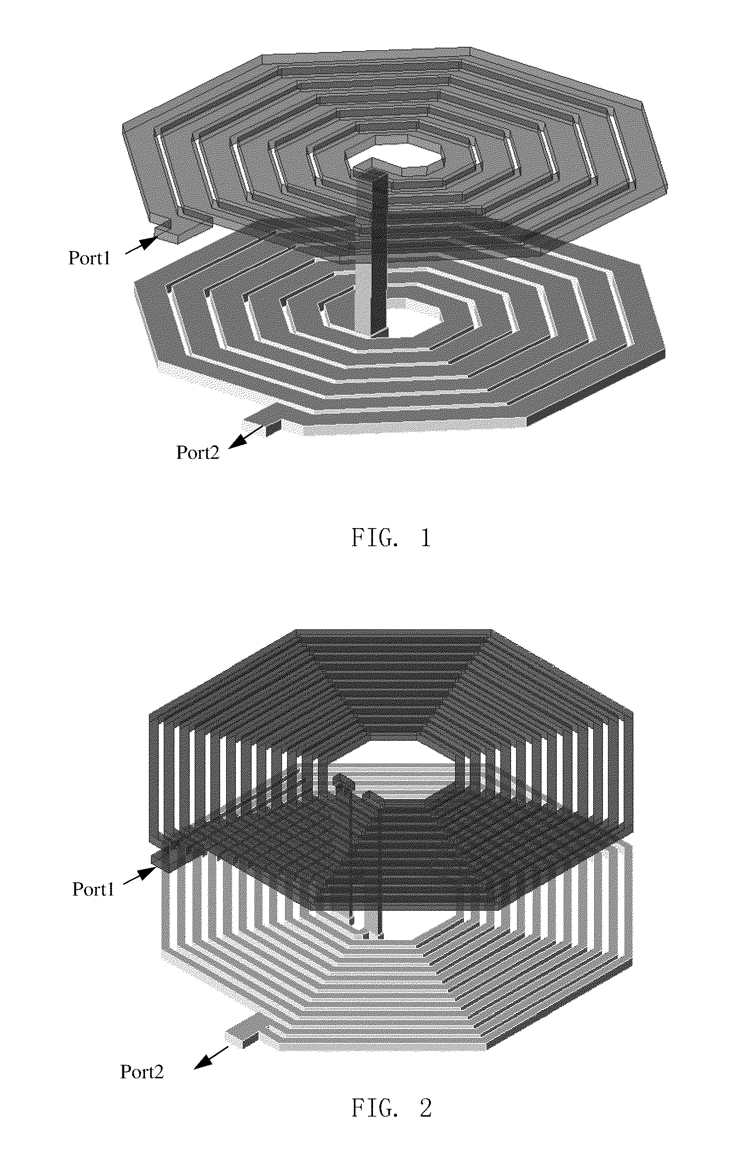 Stacked inductor with multi paths for current compensation