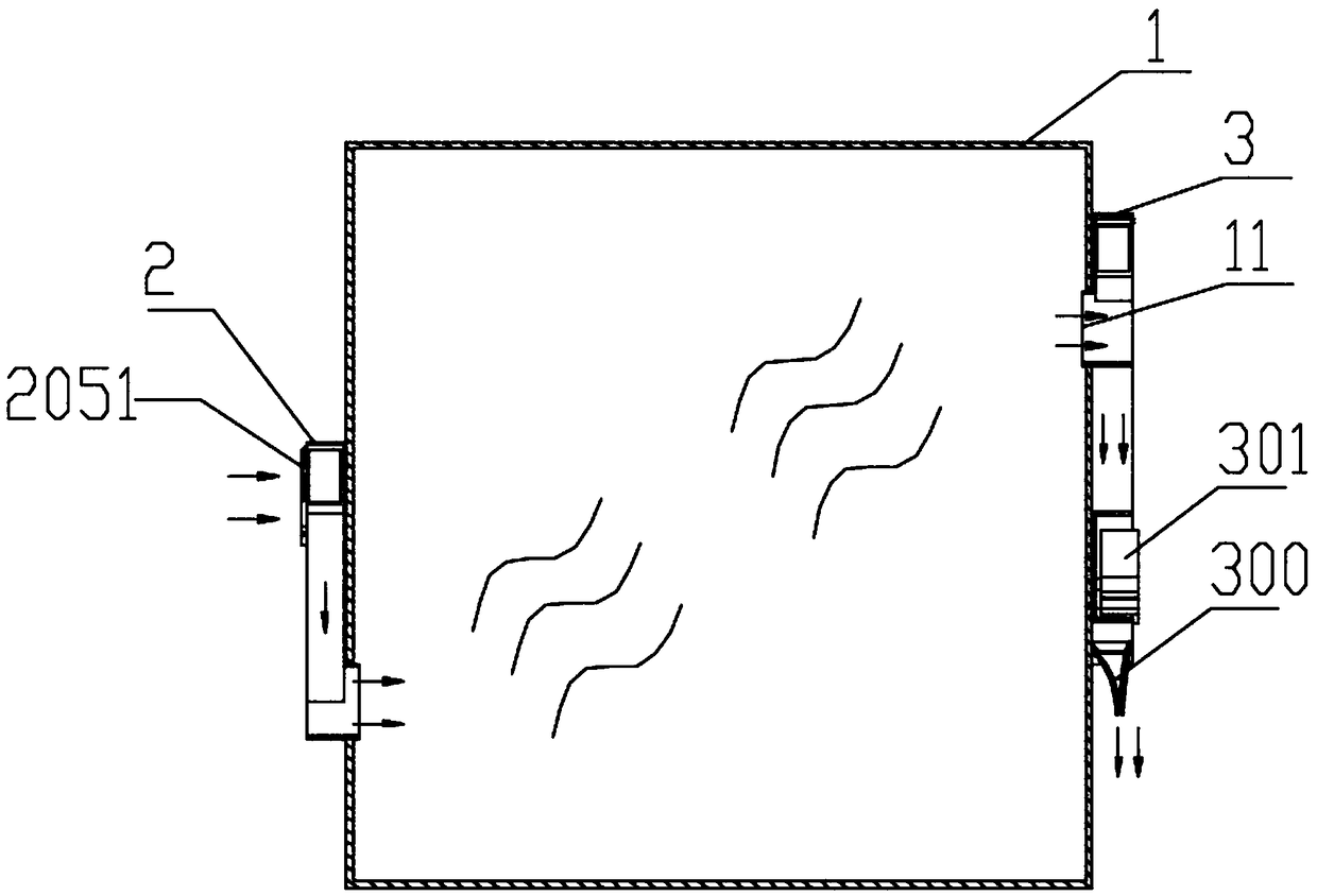 Drying structure for dish-washing machine liner