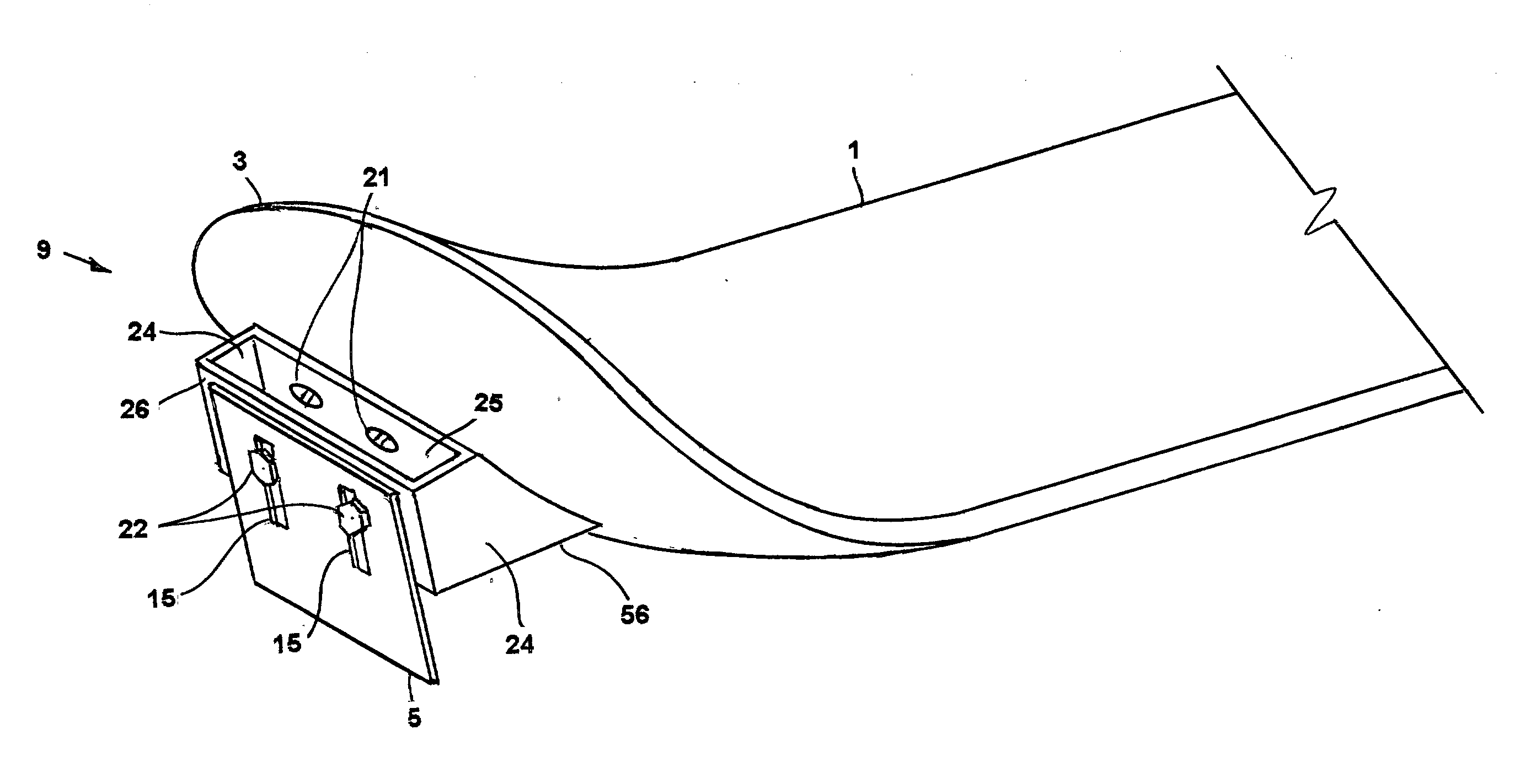 Snow board brake