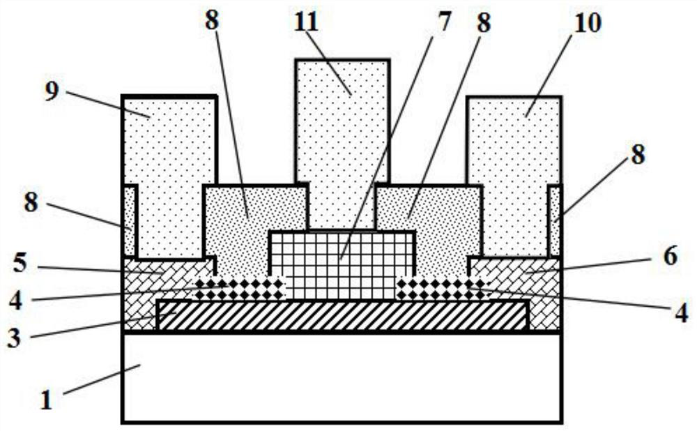 Preparation method of field effect transistor with n-type doped single crystal diamond field plate structure