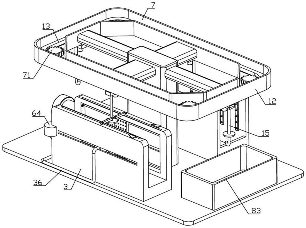 Automatic workpiece spraying device