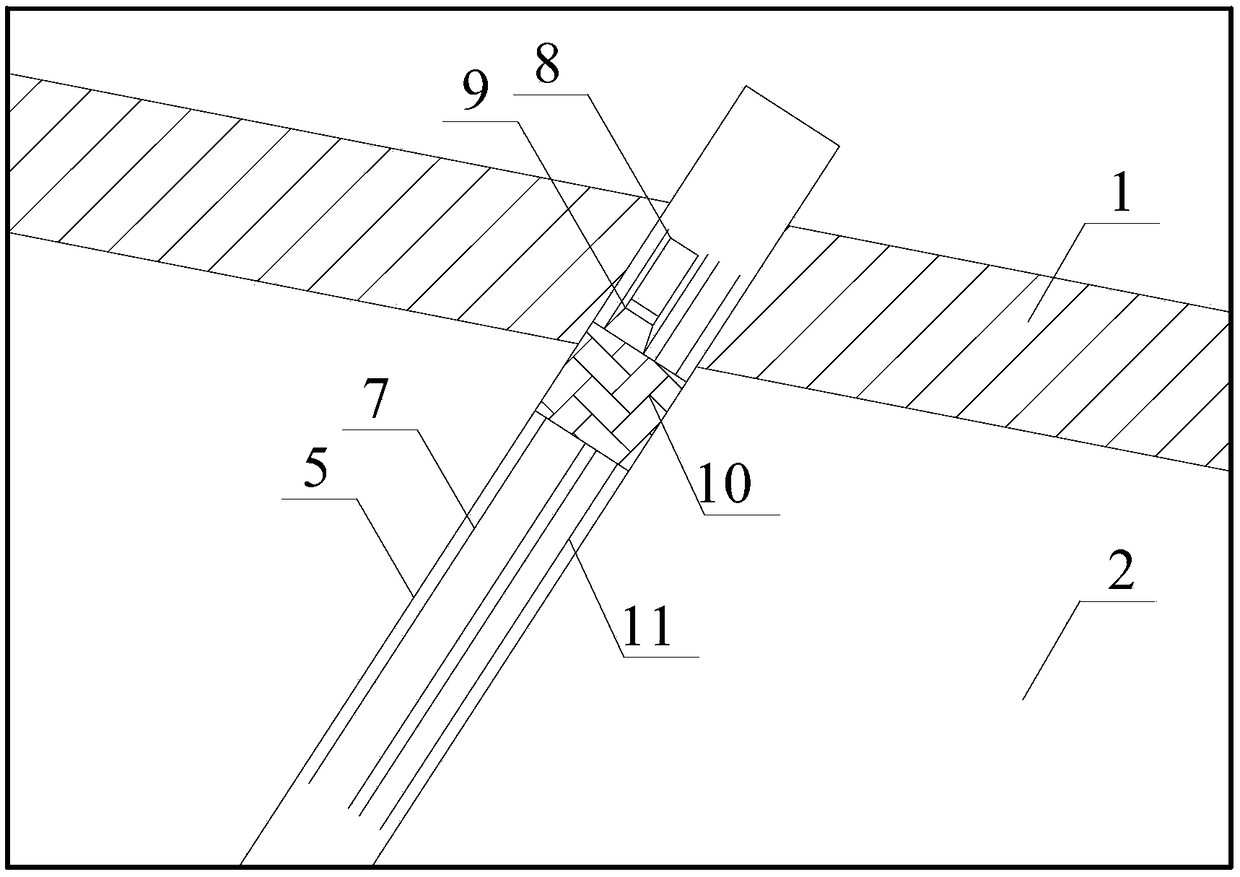 Area outburst-prevention method through blasting, water-injection and fracturing integration gas displacement