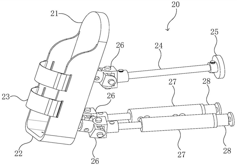 Ankle rehabilitation training device