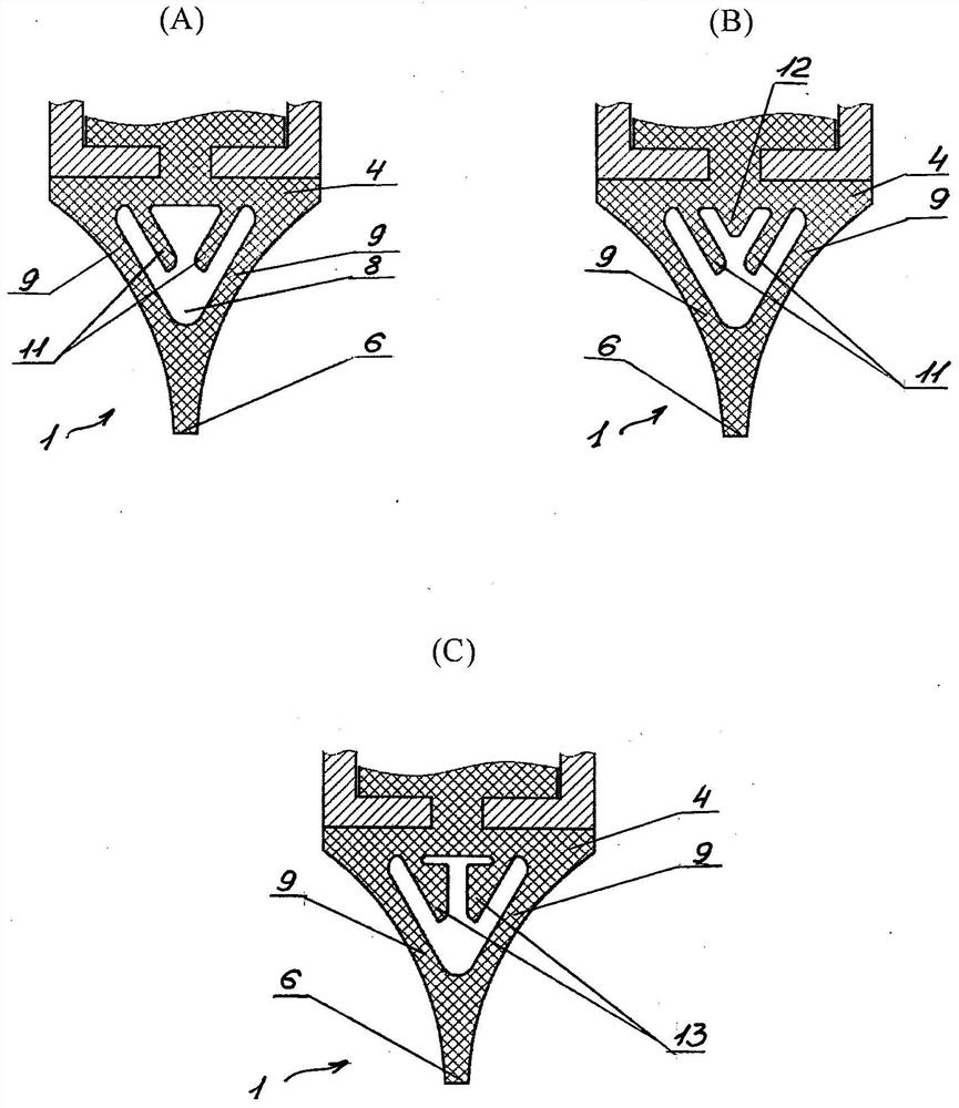 Vehicle windshield wiper blade