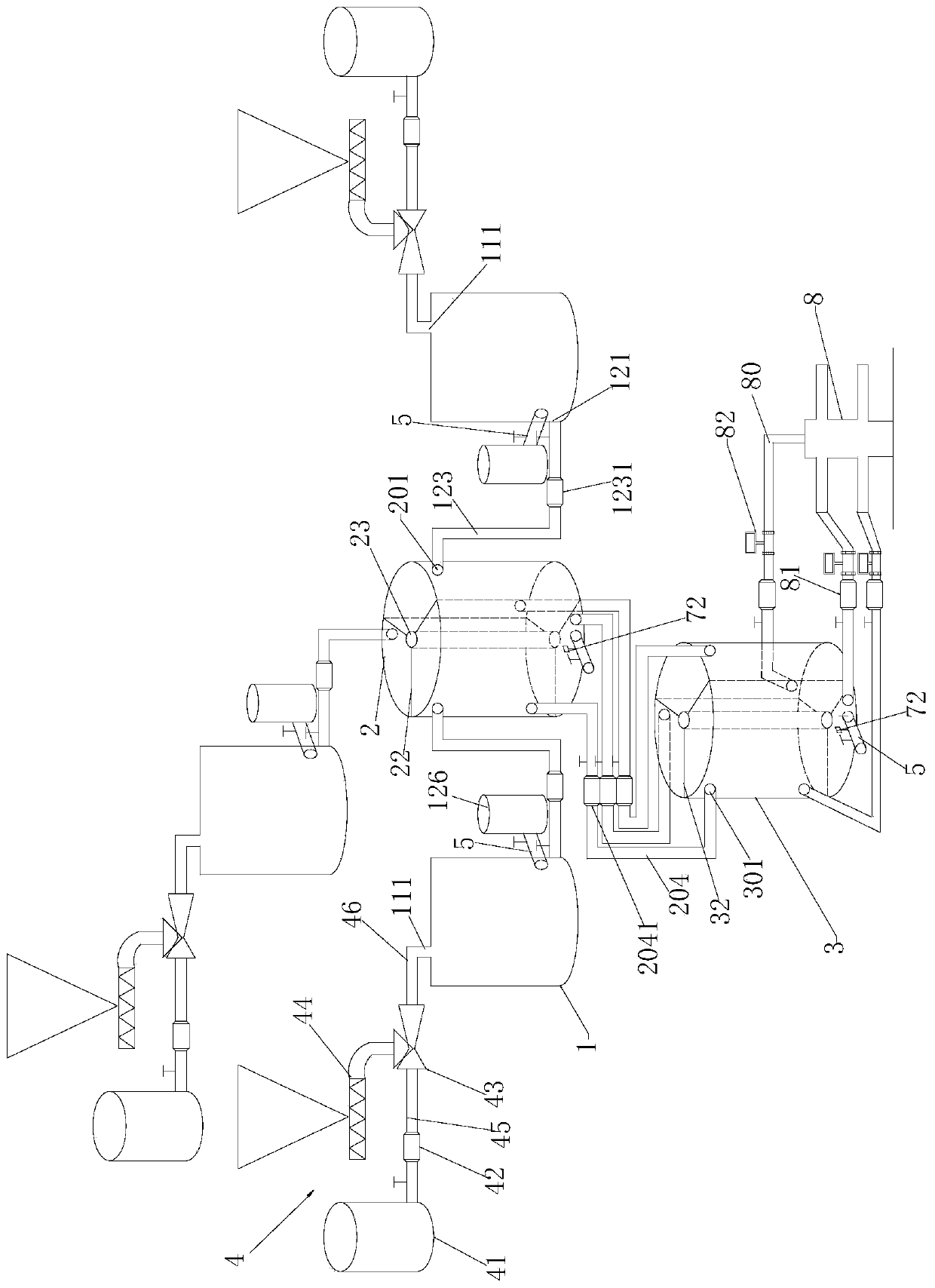 A surface-polymerizing agent solution ground injection system suitable for mines and its injection method