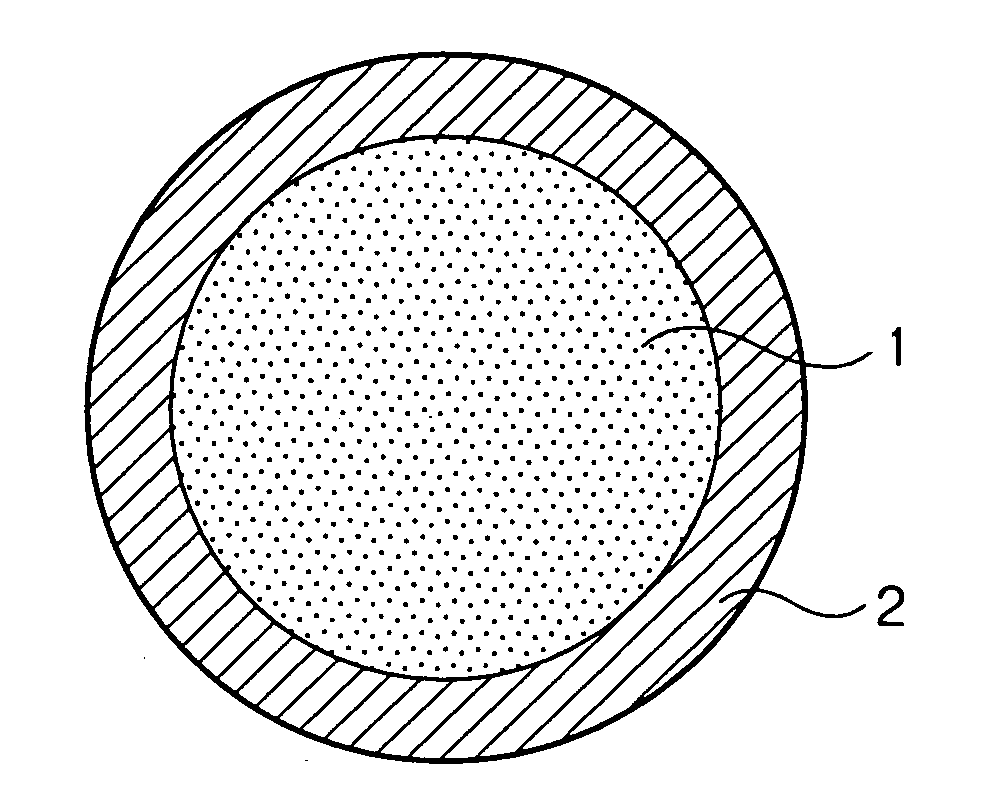 Inorganic compound particle and process for preparation thereof