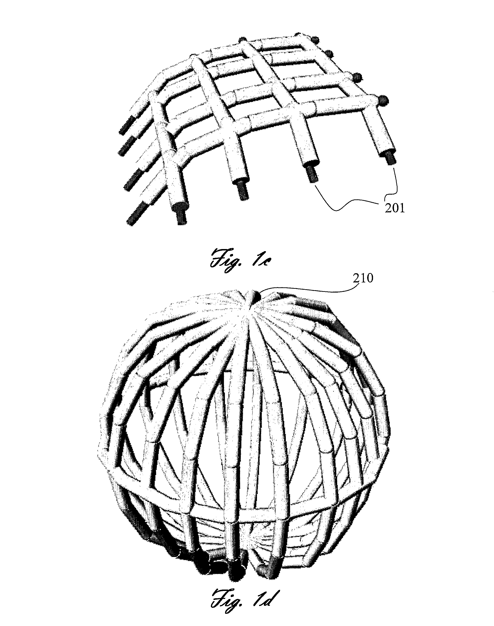 Flexible segmented support structure