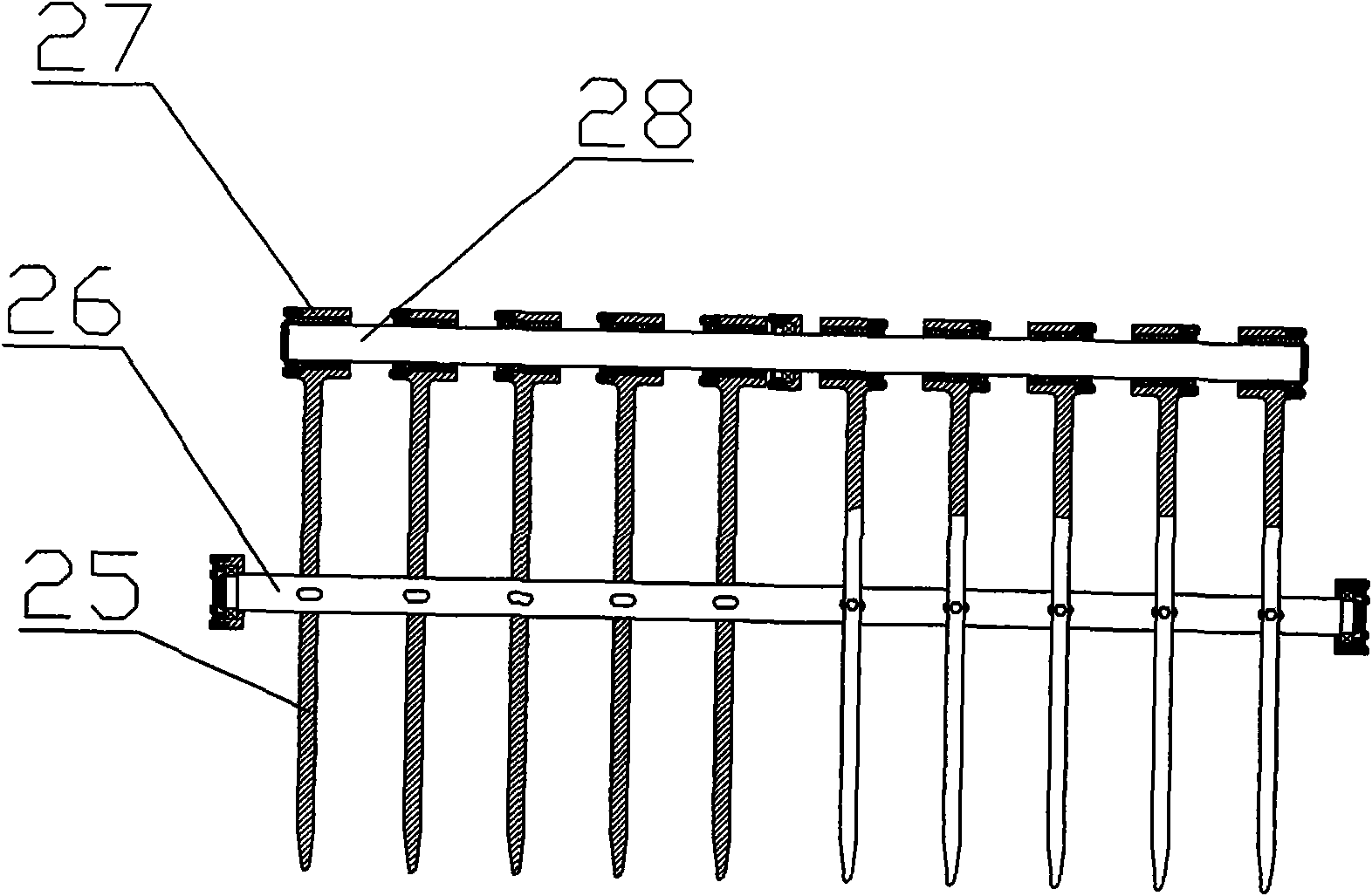 Full-automatic hemp fluffing machine