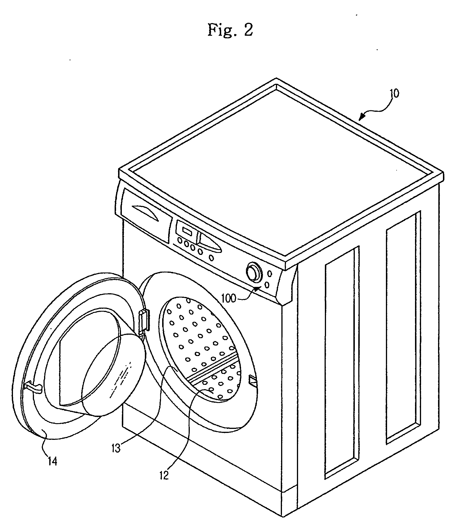 Washing machine and control panel assembly thereof