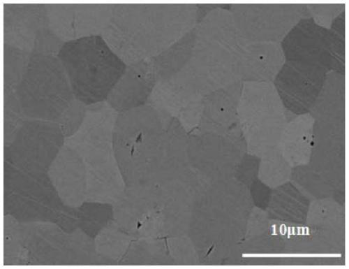 Super-hard five-component transition metal carbide single-phase high-entropy ceramic material and preparation method thereof