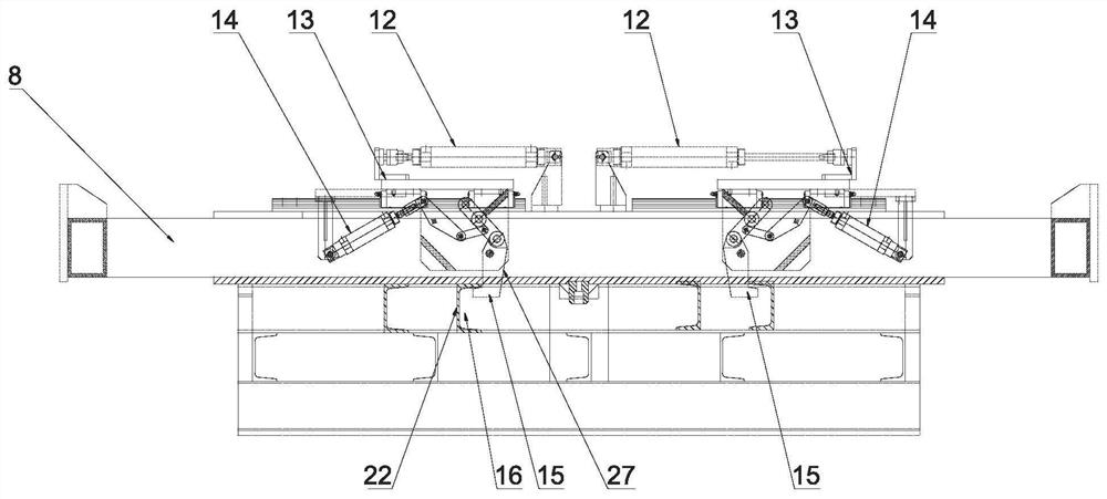 High-synchronization pressing system and method for automatic sheet stack upender