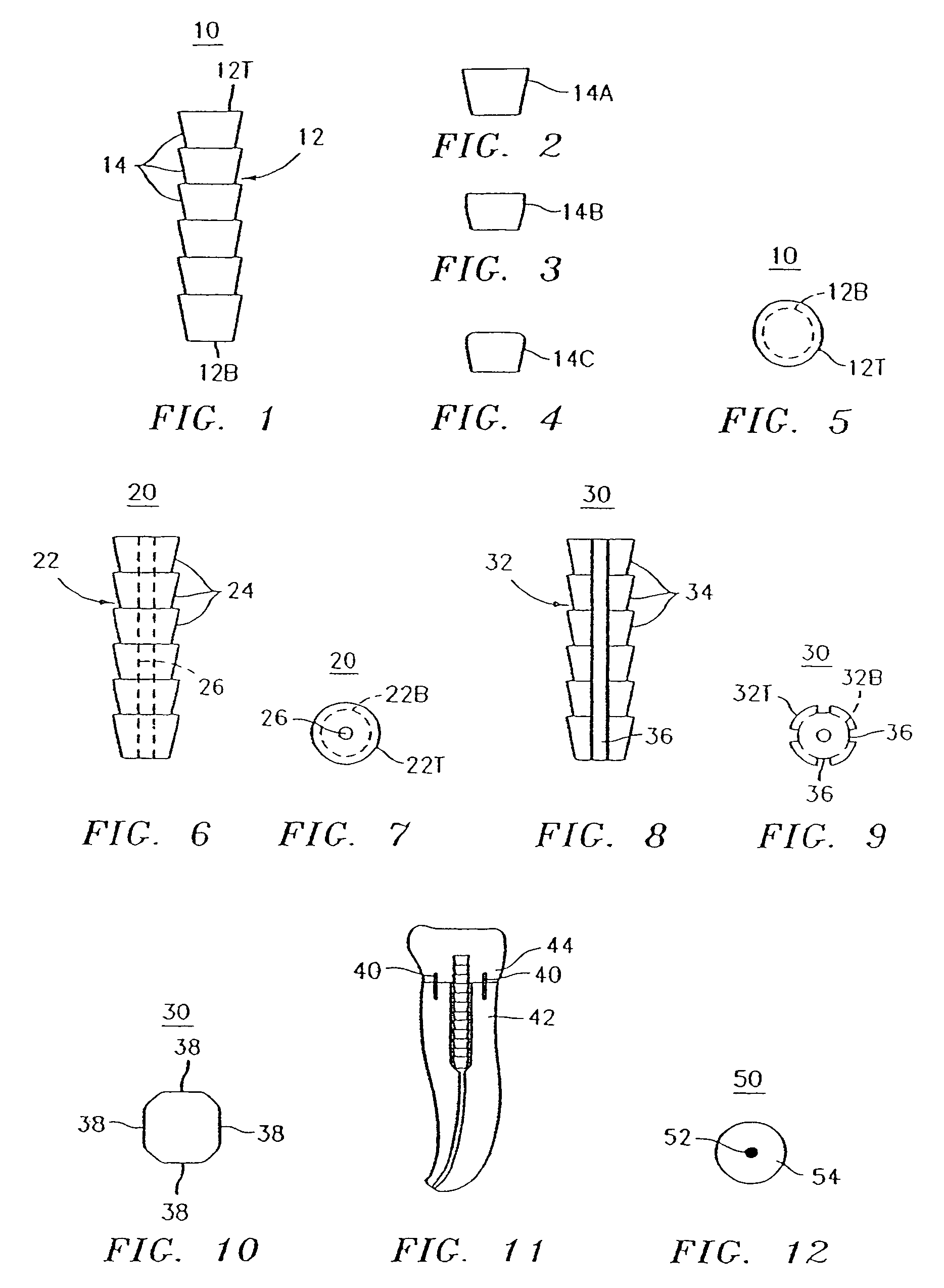 Fiber reinforced composite post