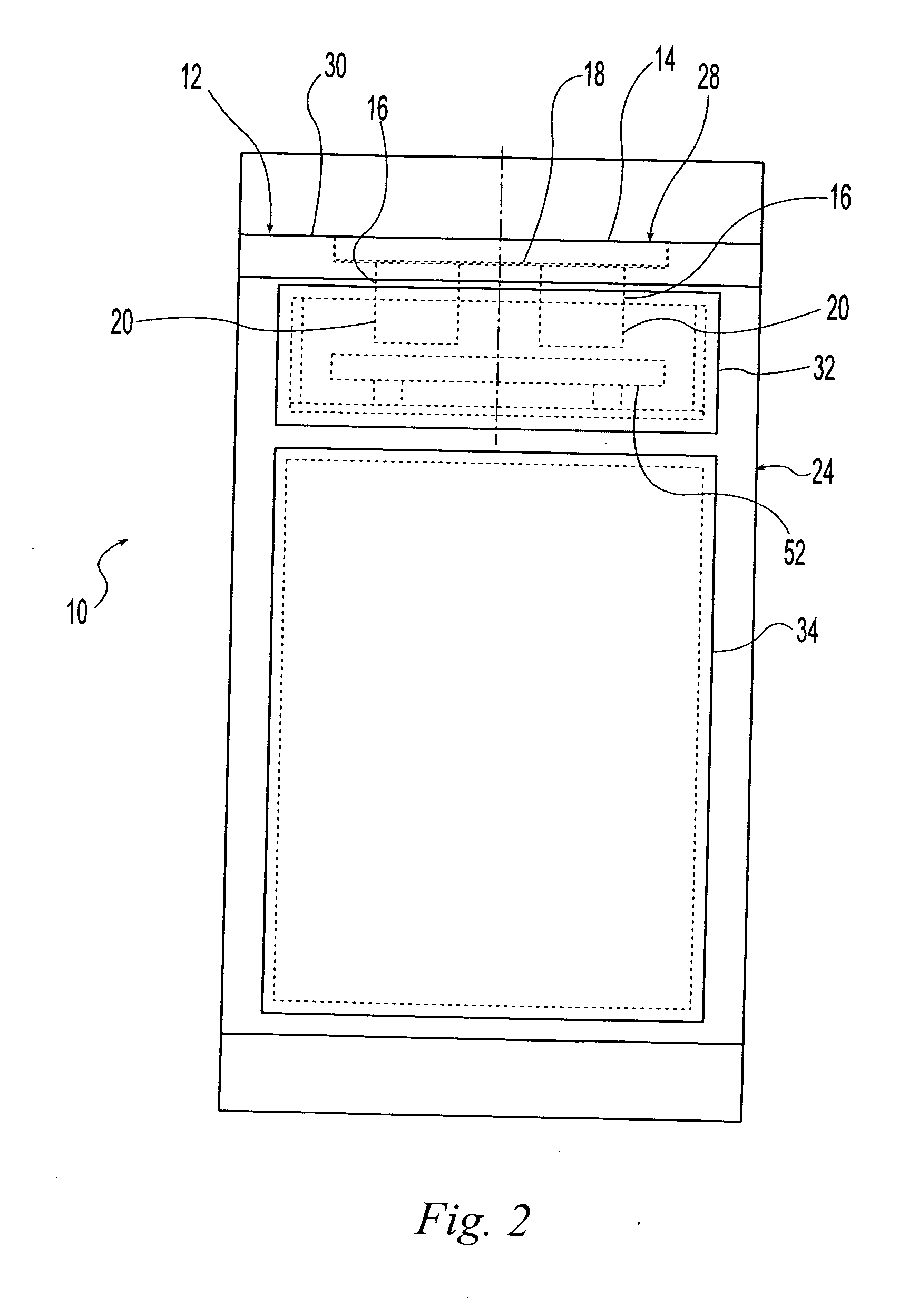 Countertop thermoelectric assembly