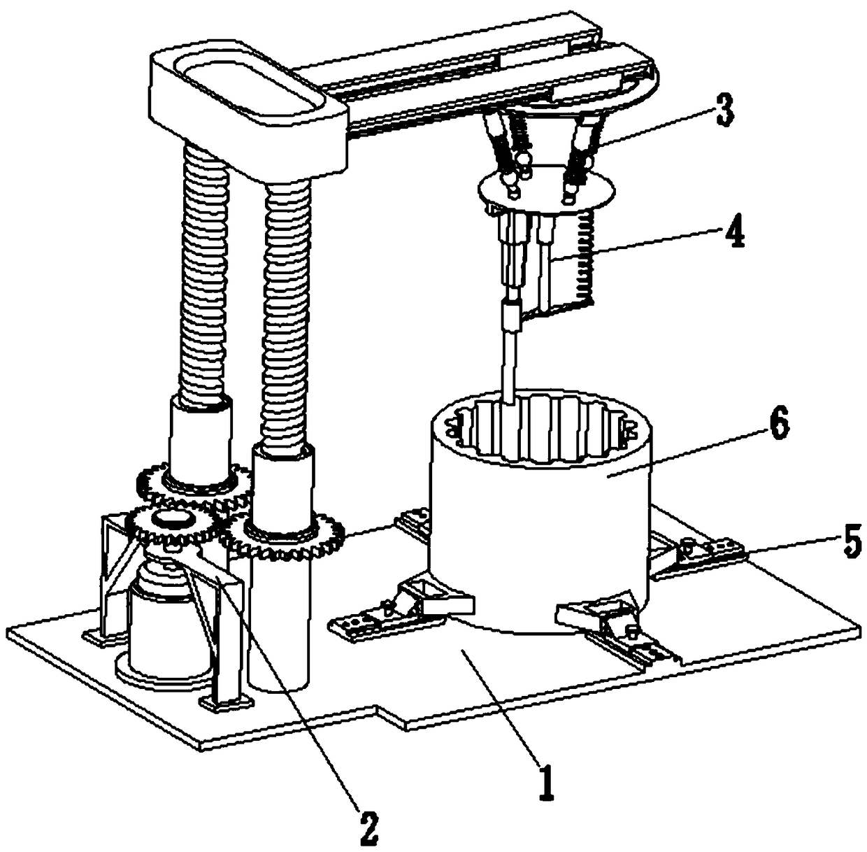 Motor insulation paper inserting machine with high paper insertion efficiency