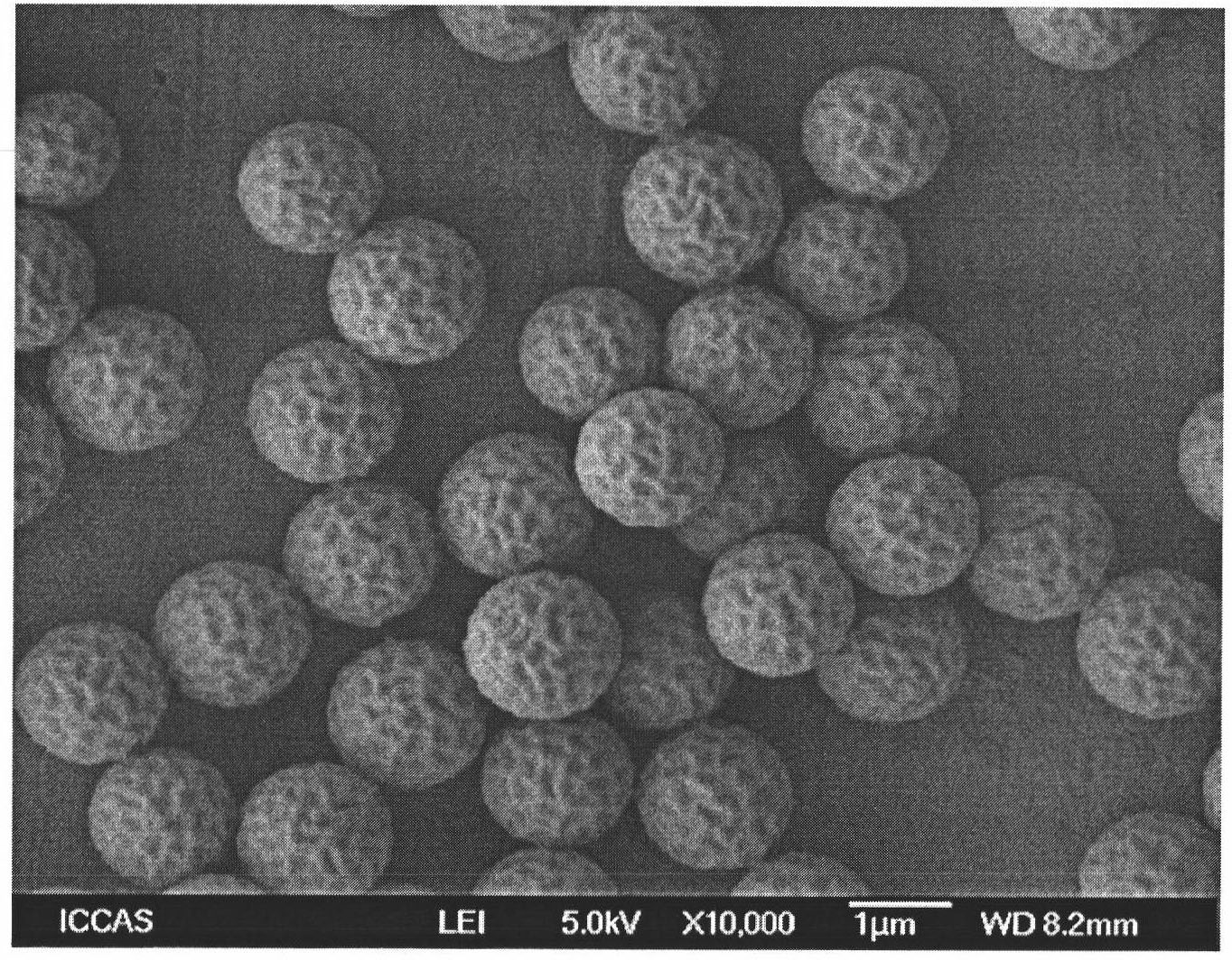 Hollow organosilane microsphere with rough surface structure and preparation method thereof