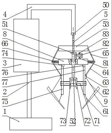 A multi-rod linkage fast digging and loosening robot