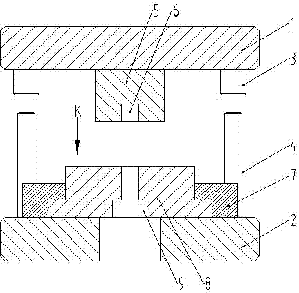 Hot-upset mold