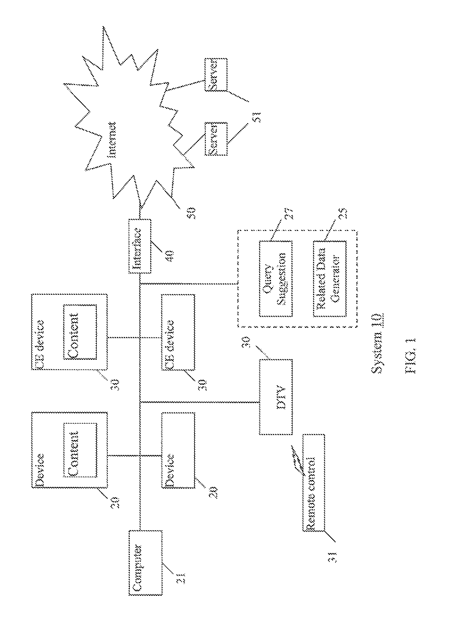 Method and system for suggesting search queries on electronic devices