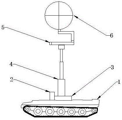 Indoor panoramic data collection trolley