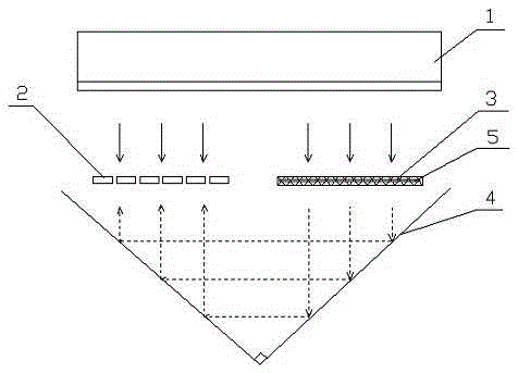 Double-sided solar-cell-module double-sided light receiving device