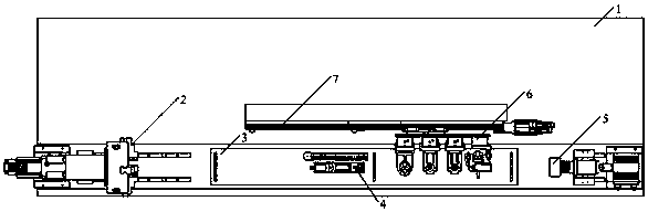 Automatic drilling, glue applying and screwing device