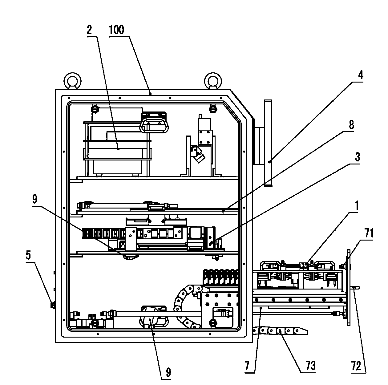 Automatic test equipment for mobile terminal functional testing