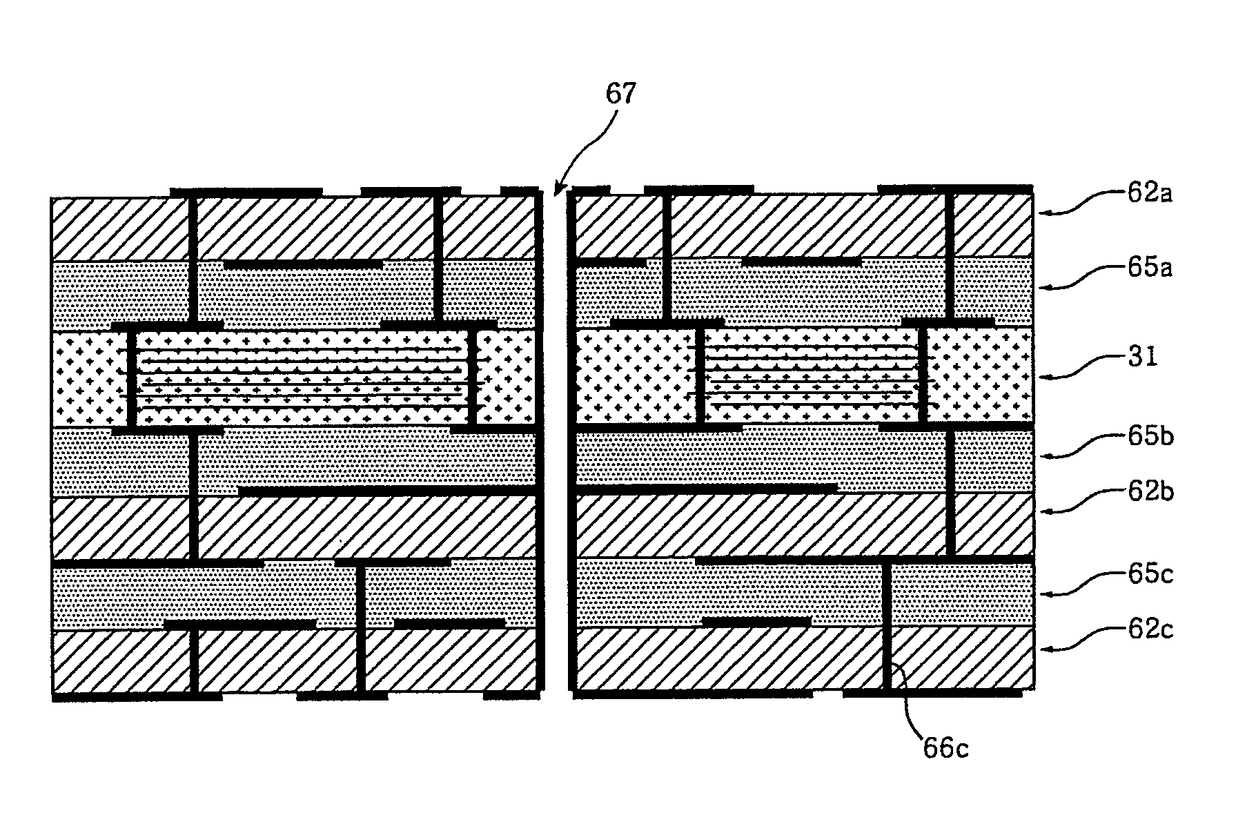 Printed circuit board including embedded capacitors and method of manufacturing the same