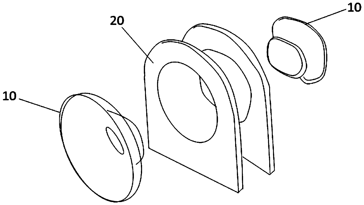 Wear-resistant self-lubricating material for mooring, preparation method thereof and fairlead