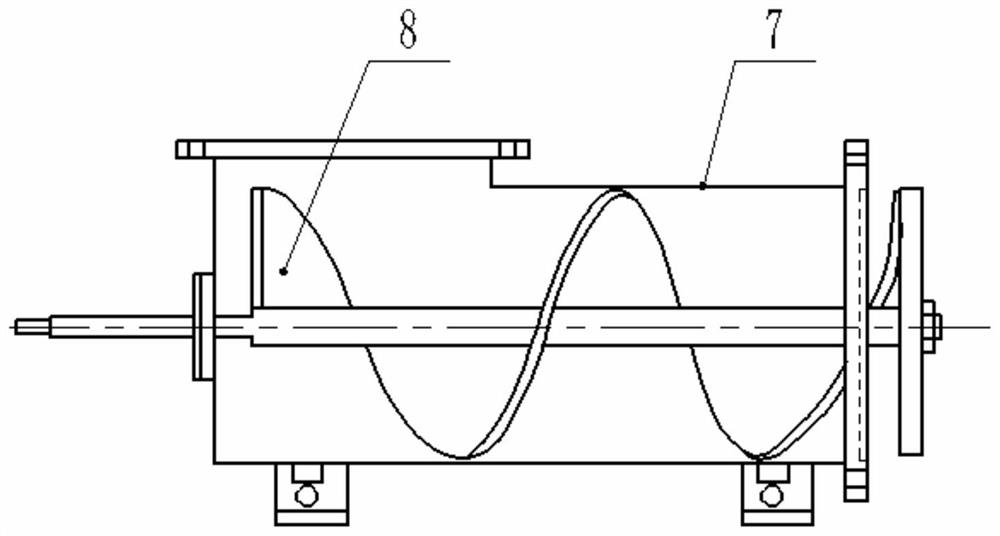 An oil field downhole fracturing material feeder