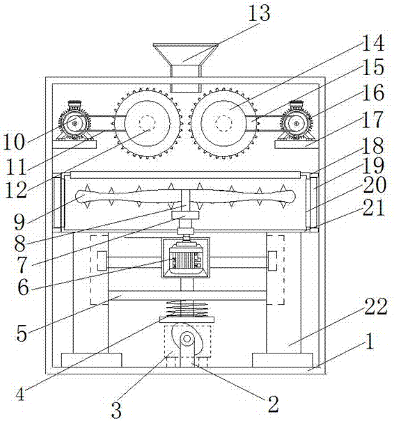 High-efficiency mushroom wood pulverizer