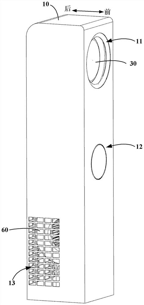 Vertical air conditioner indoor unit