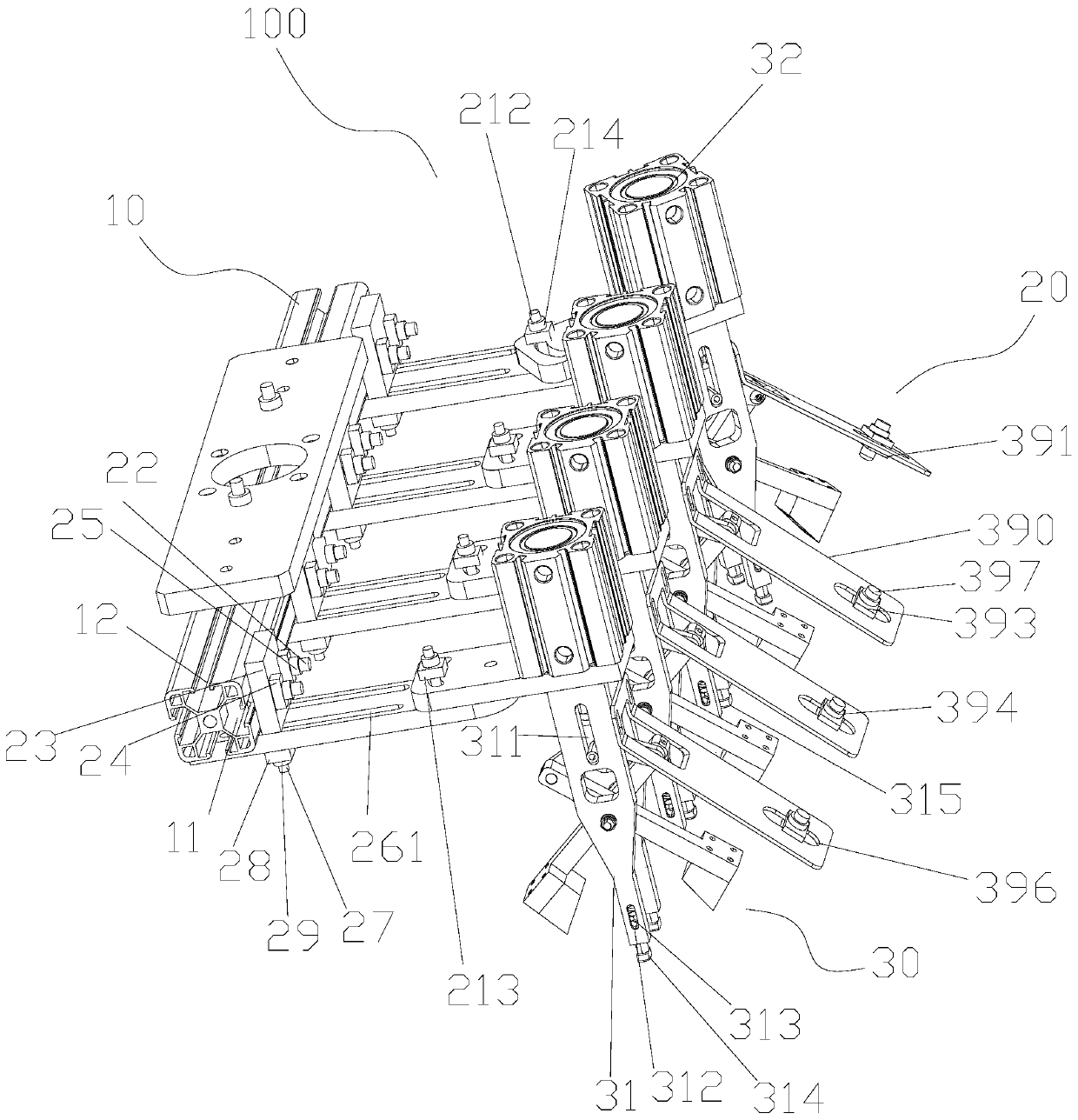 Robot grabbing system for multi-type cloths