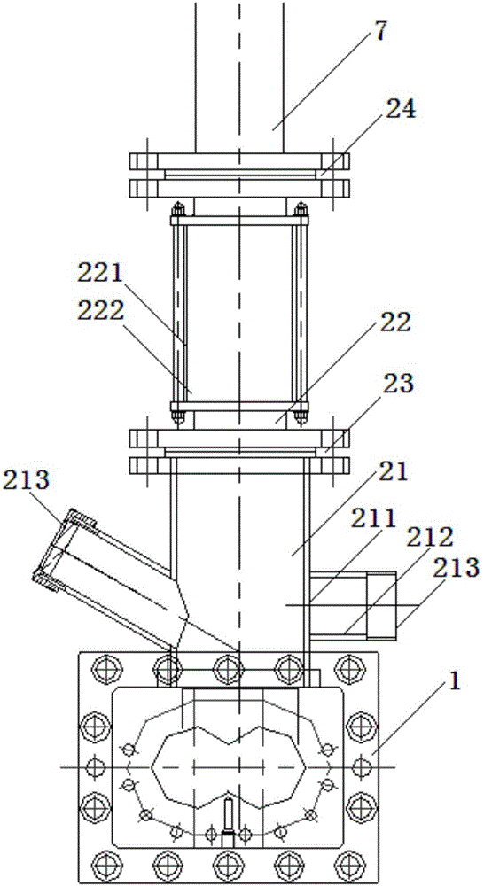 Vacuum energy-saving pollution discharge treater