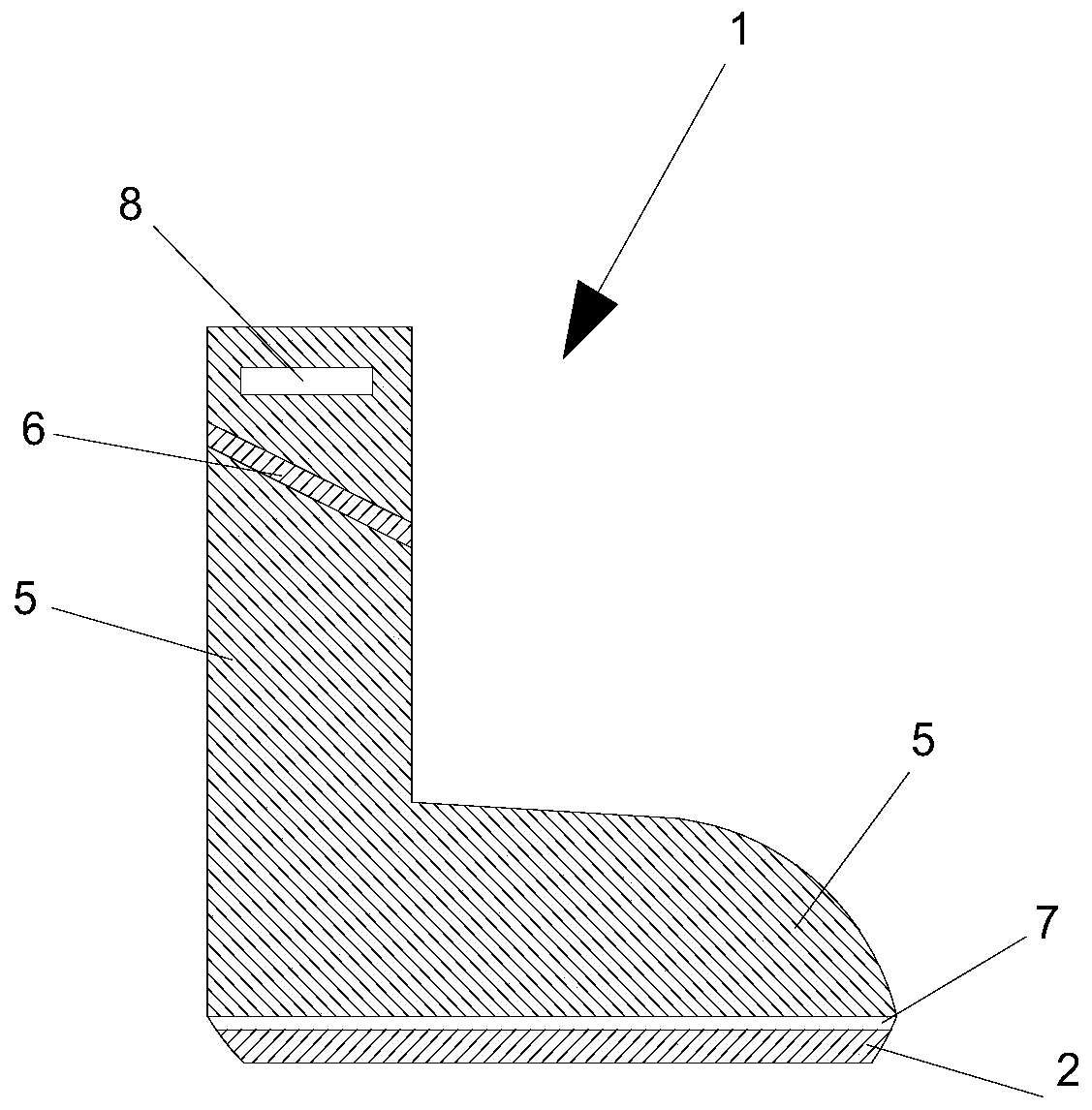 Self-collected-energy power generation and energy storage type woven stretch sock