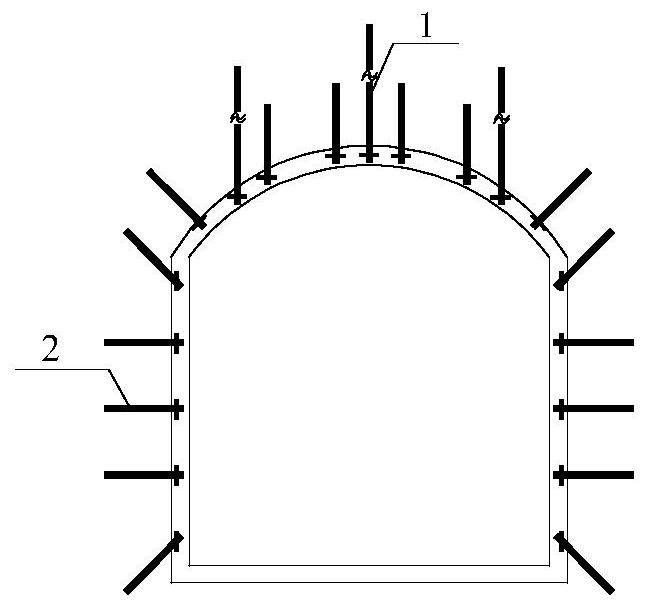 Accurate grouting repairing and reinforcing method for tunnel broken surrounding rocks