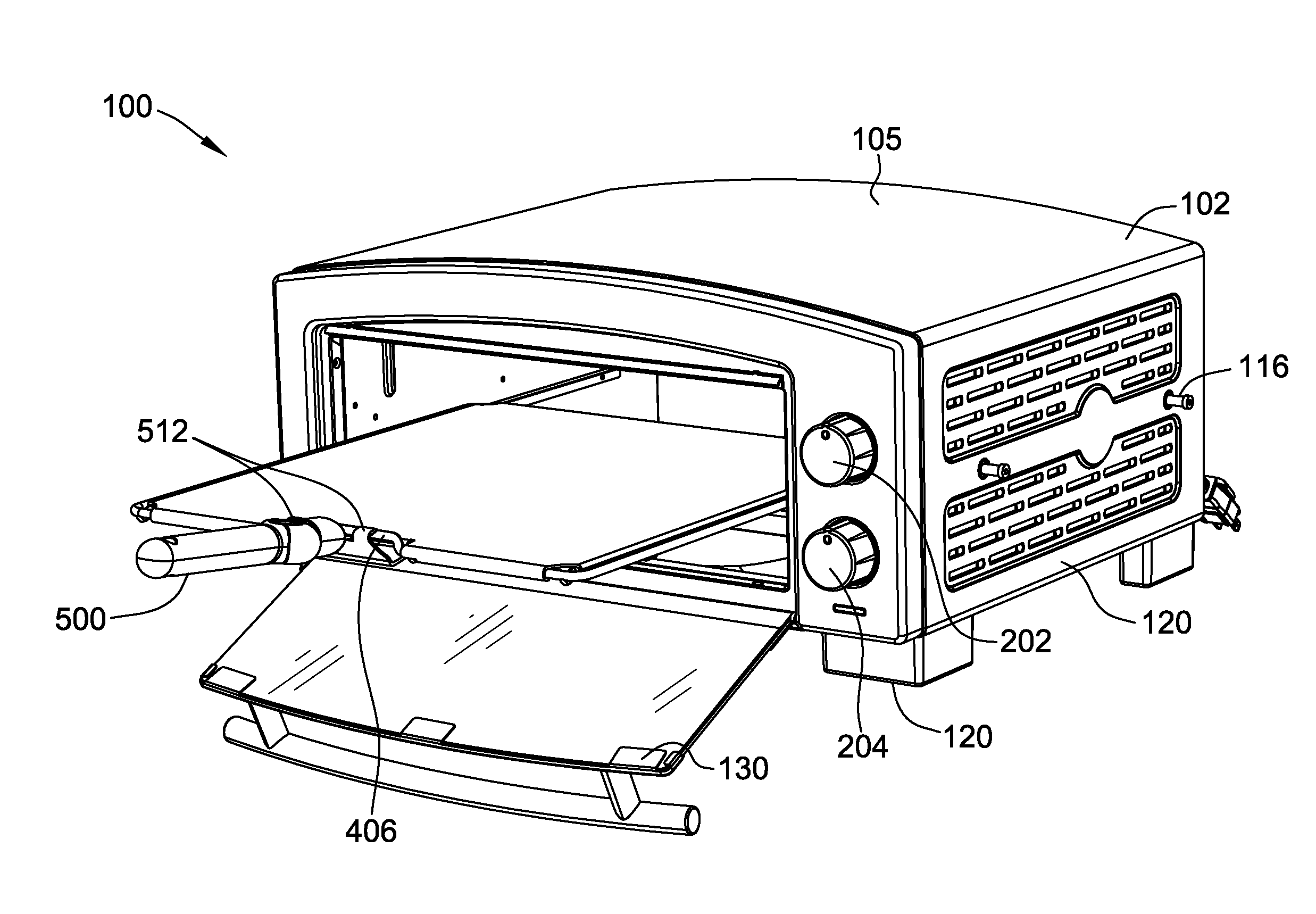 Cooking appliance with different modes for cooking different types of food products