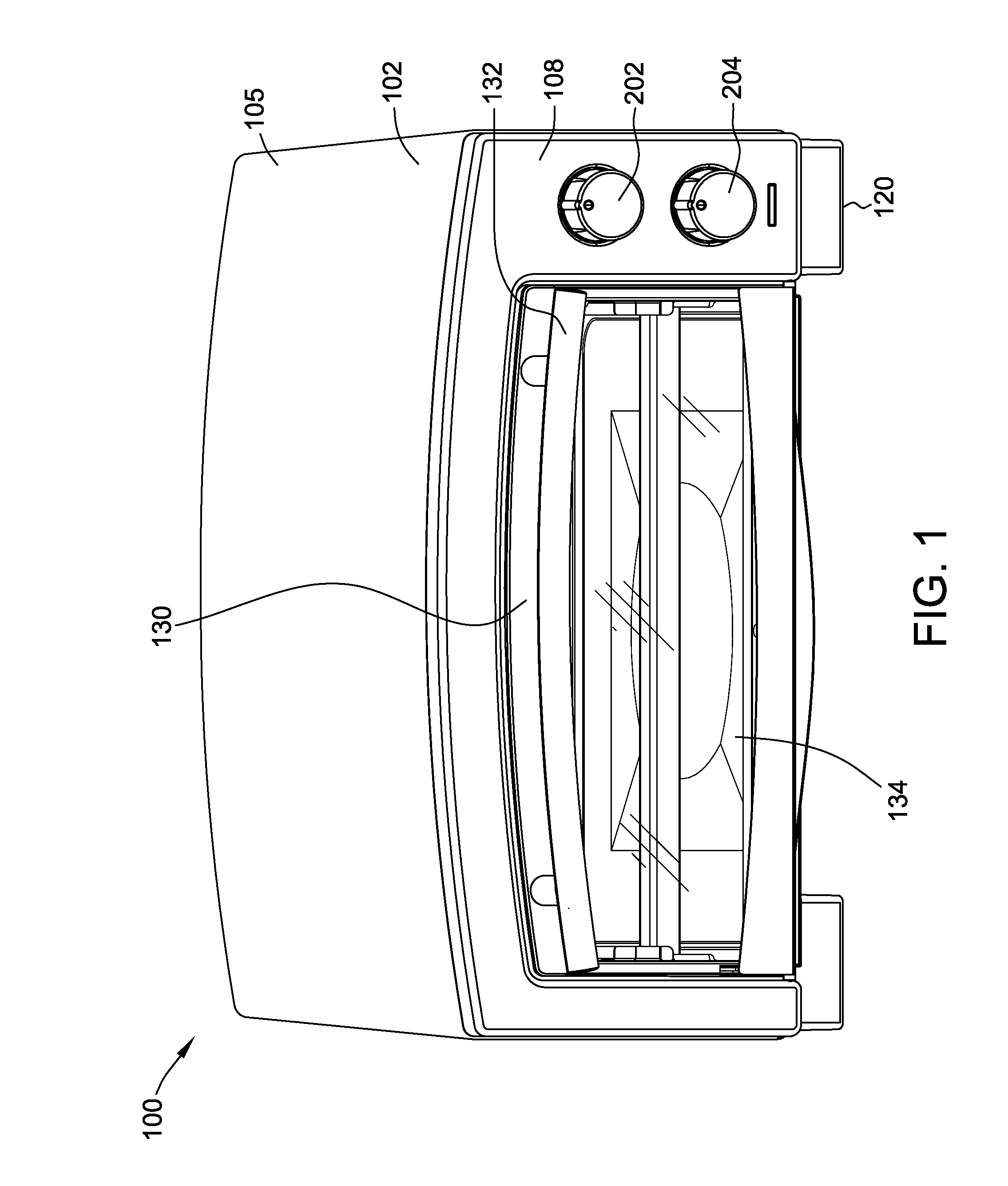 Cooking appliance with different modes for cooking different types of food products