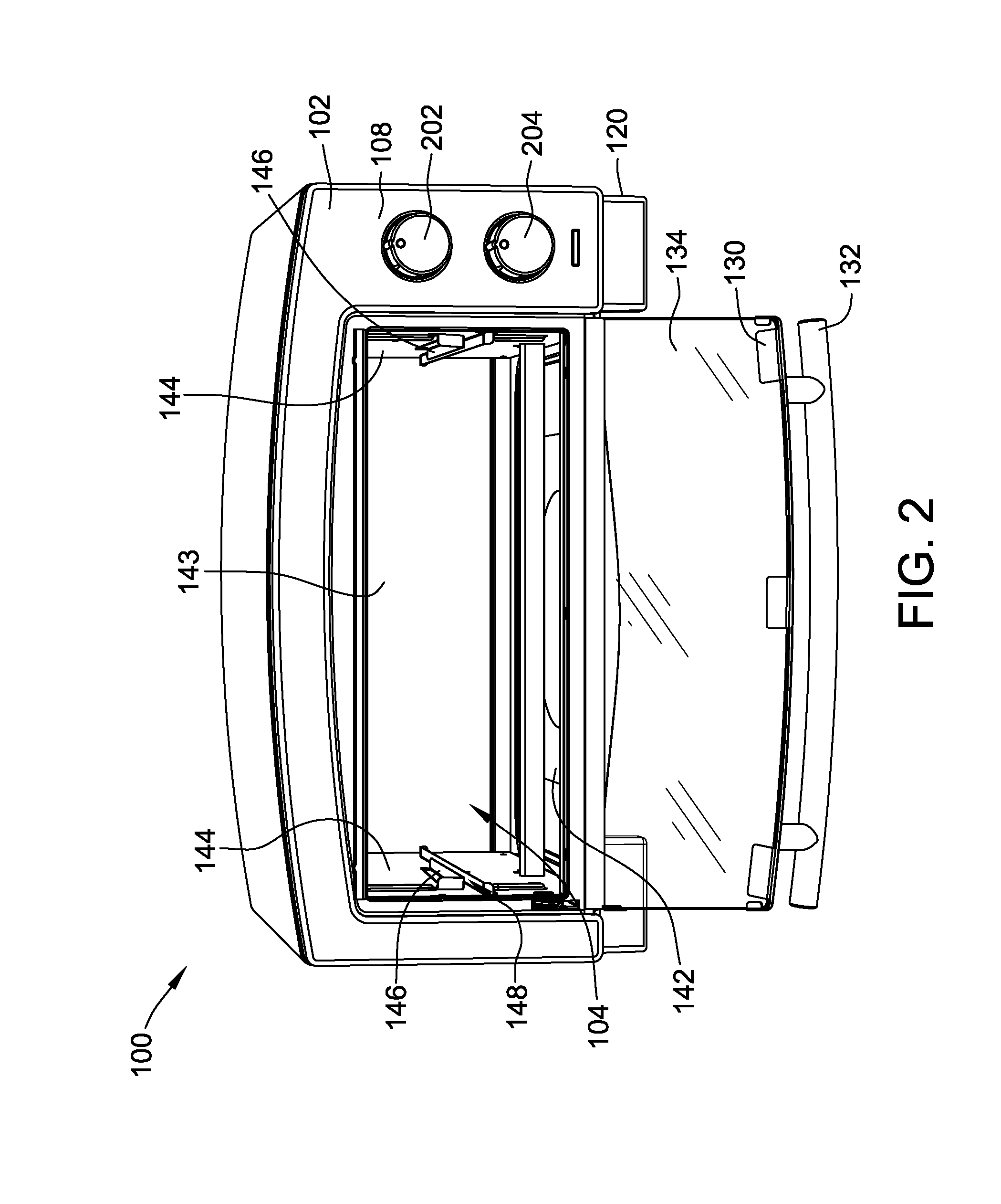 Cooking appliance with different modes for cooking different types of food products