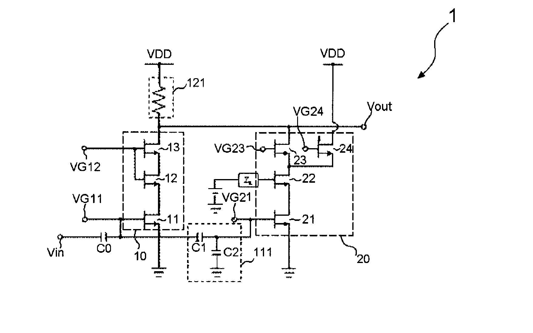 Variable-gain amplifier