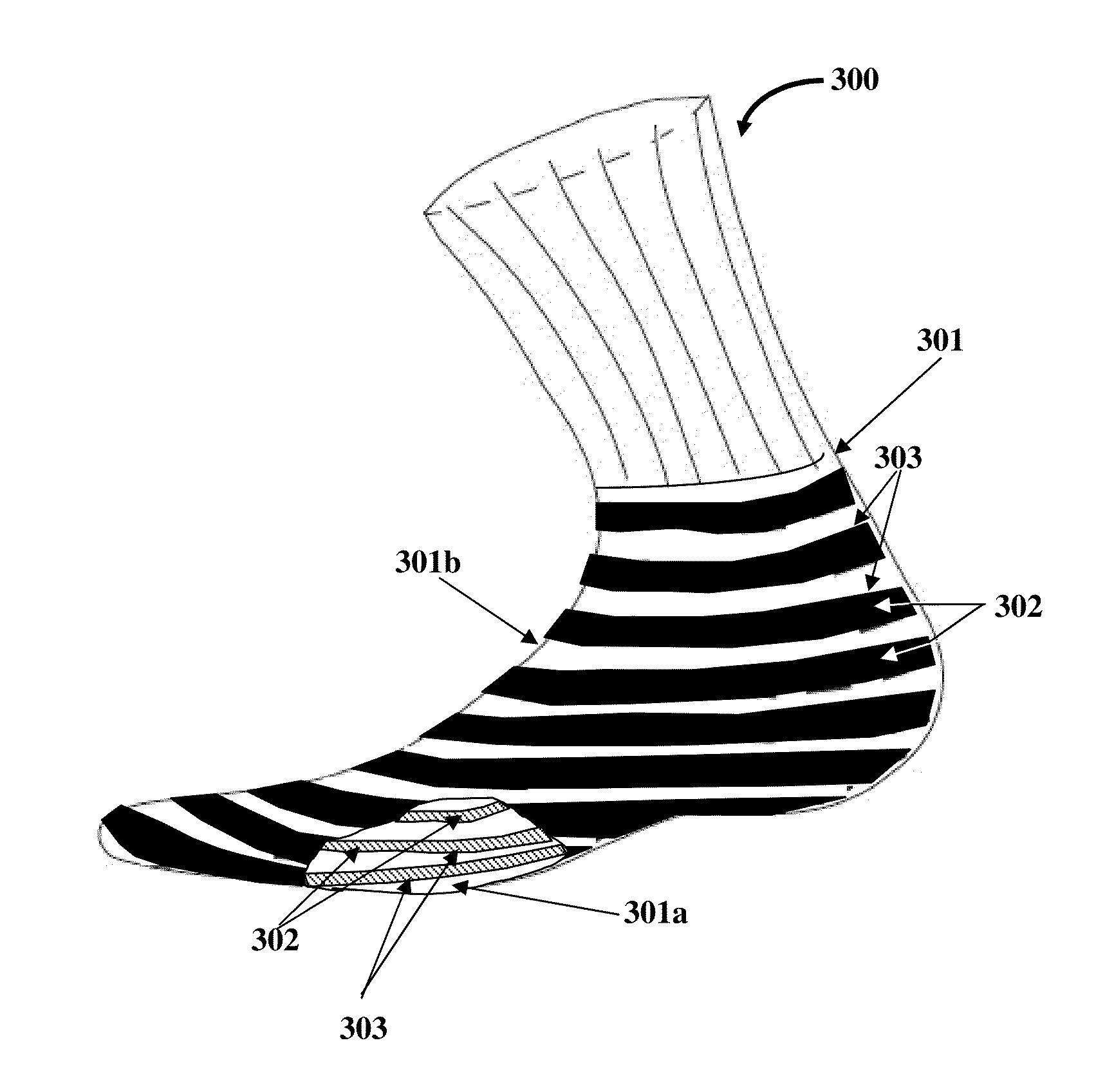 Continuous Non-slip Layered Garment