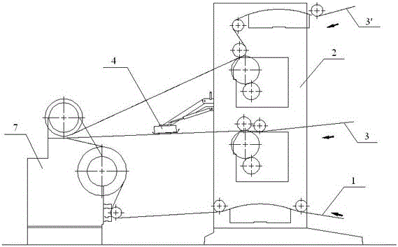 A heating method and heating device for corrugated cardboard before bonding