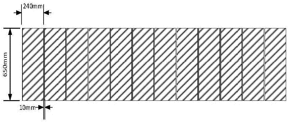 Rectangular Hall sensor array structure designing method for big direct current measurement