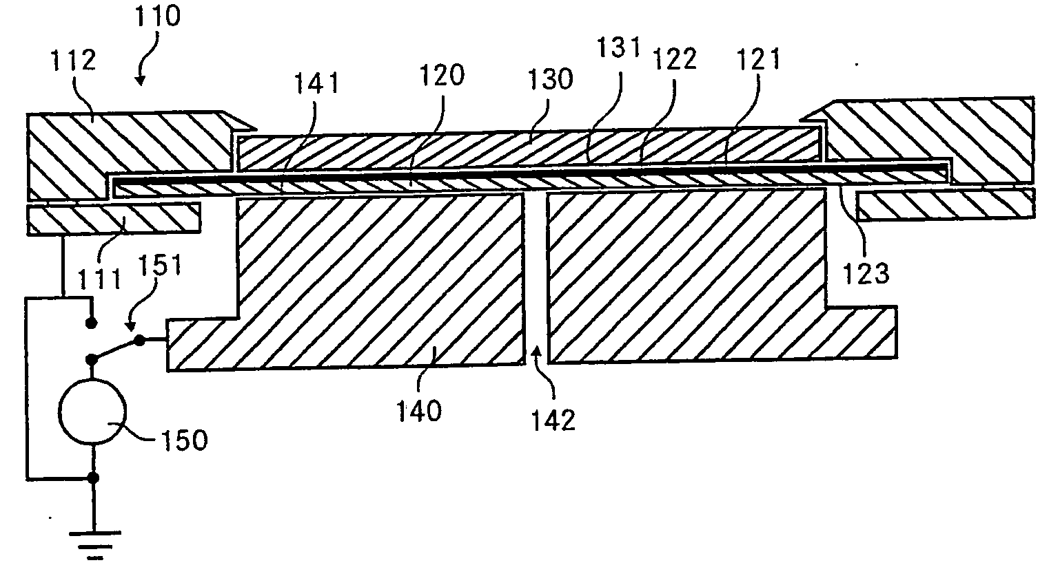 Installation for processing a substrate